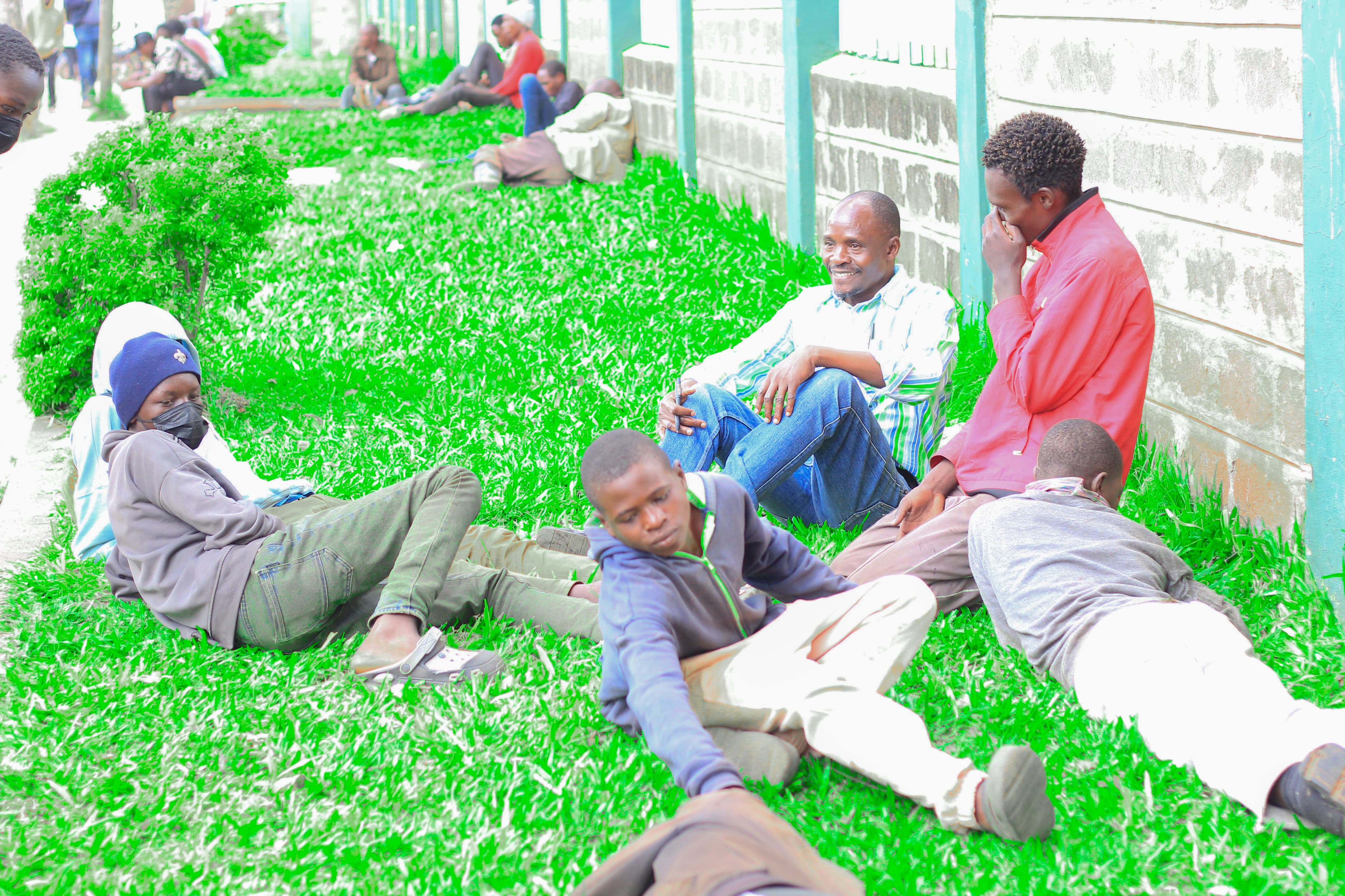 Group therapy session at day treatment